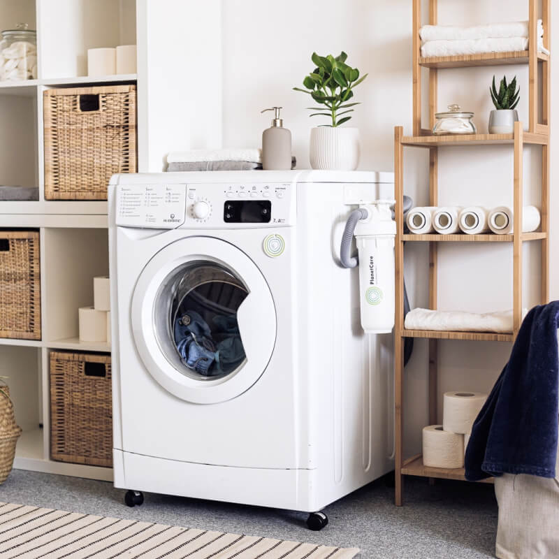 Full-Automatic Compact Washer with Wheels, 1.6 cu. ft, 11 lbs capacity with 6 Wash Programs Washer - Görsel 3
